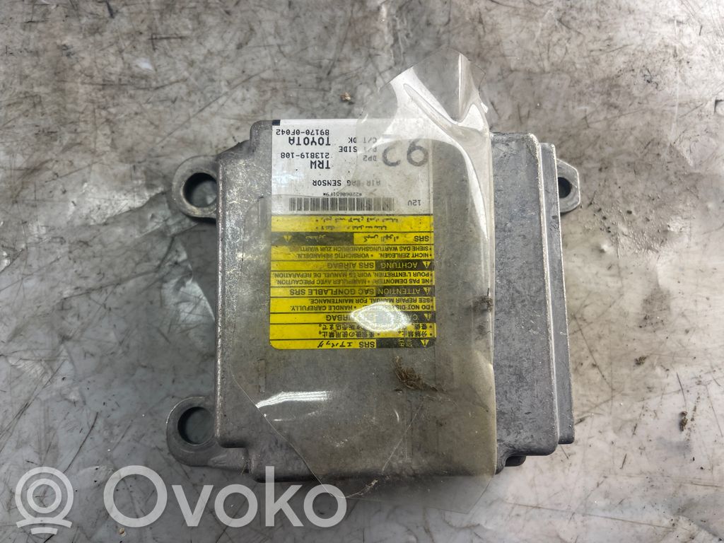 Toyota Corolla Verso E121 Airbag control unit/module 