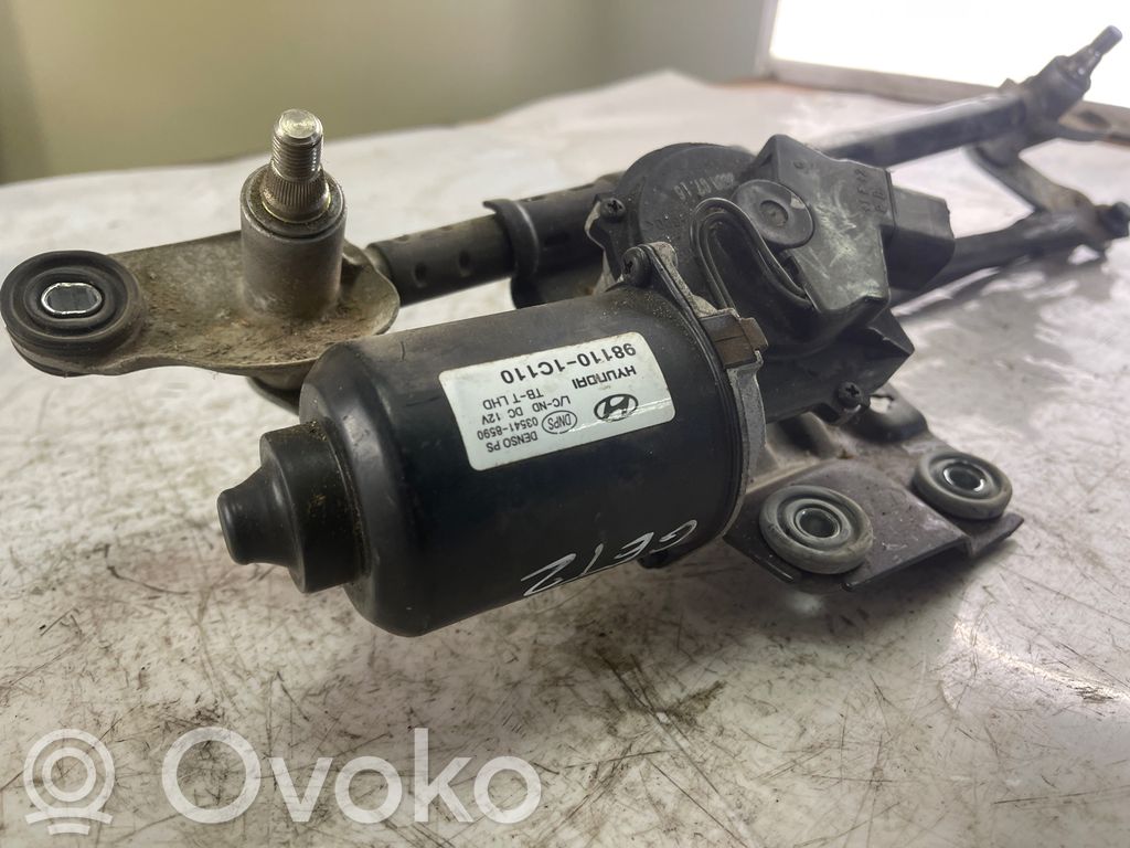Hyundai Getz Wischergestänge Wischermotor vorne 