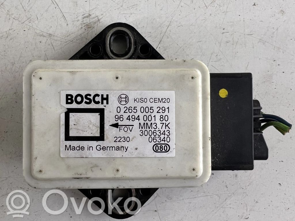 Peugeot 307 CC ESP Drehratensensor Querbeschleunigungssensor 