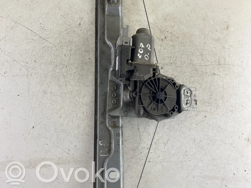 Peugeot 207 Front door window regulator with motor 