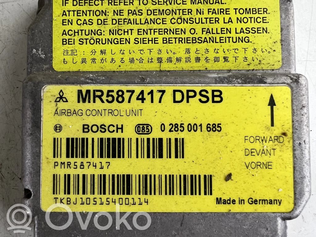 Mitsubishi Colt Airbag control unit/module 