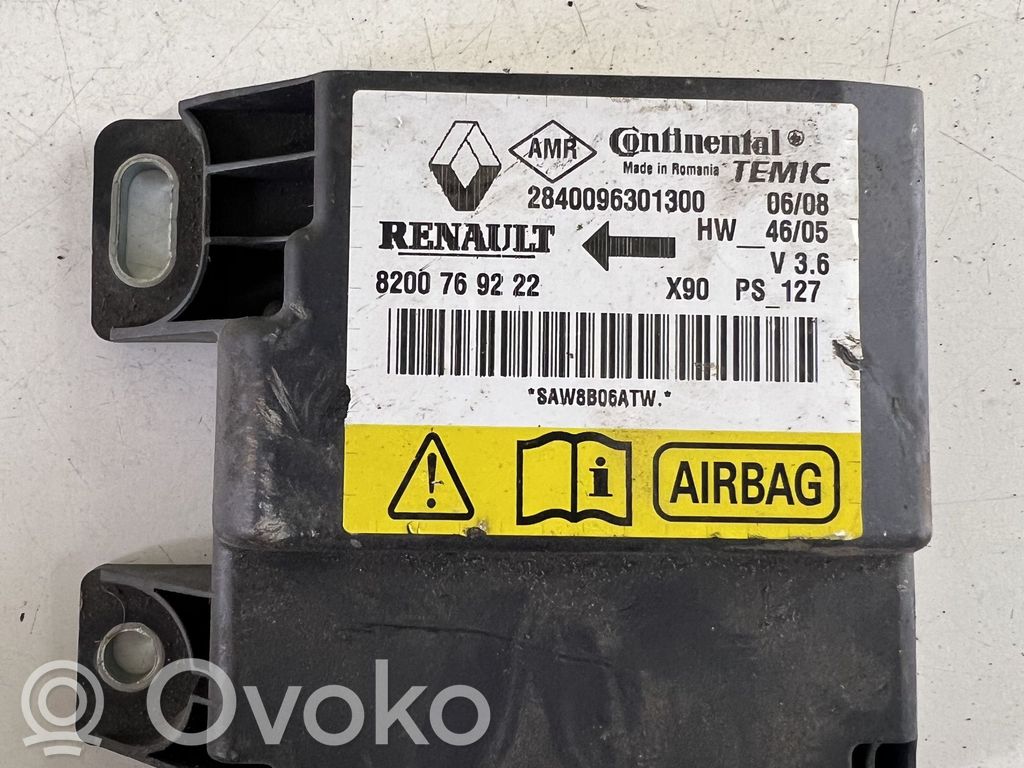 Dacia Logan I Airbag control unit/module 