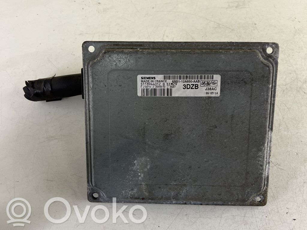 Unidad de control/módulo del motor   6M5112A650AAB,S118944012B,J38AC,6M5112A650A,6M5112A650AA,S118944012
