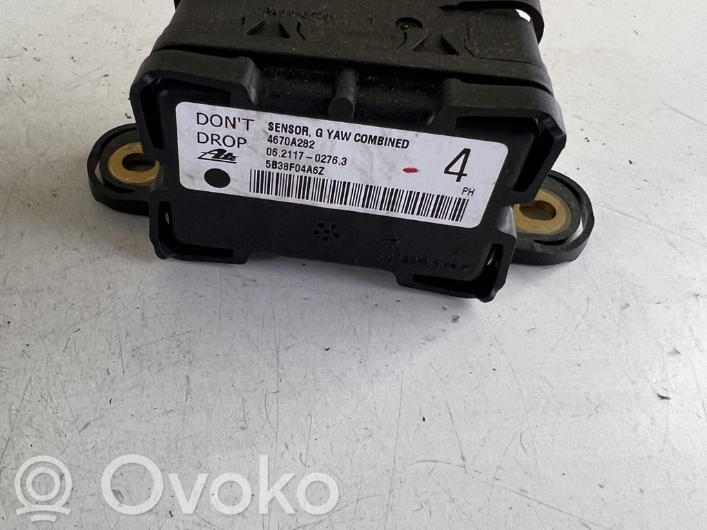 Peugeot 4007 ESP acceleration yaw rate sensor 