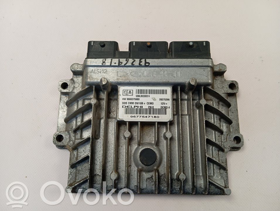 Peugeot 508 Engine control unit/module 