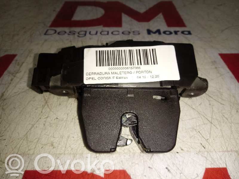 Opel Corsa F Tailgate lock latch 