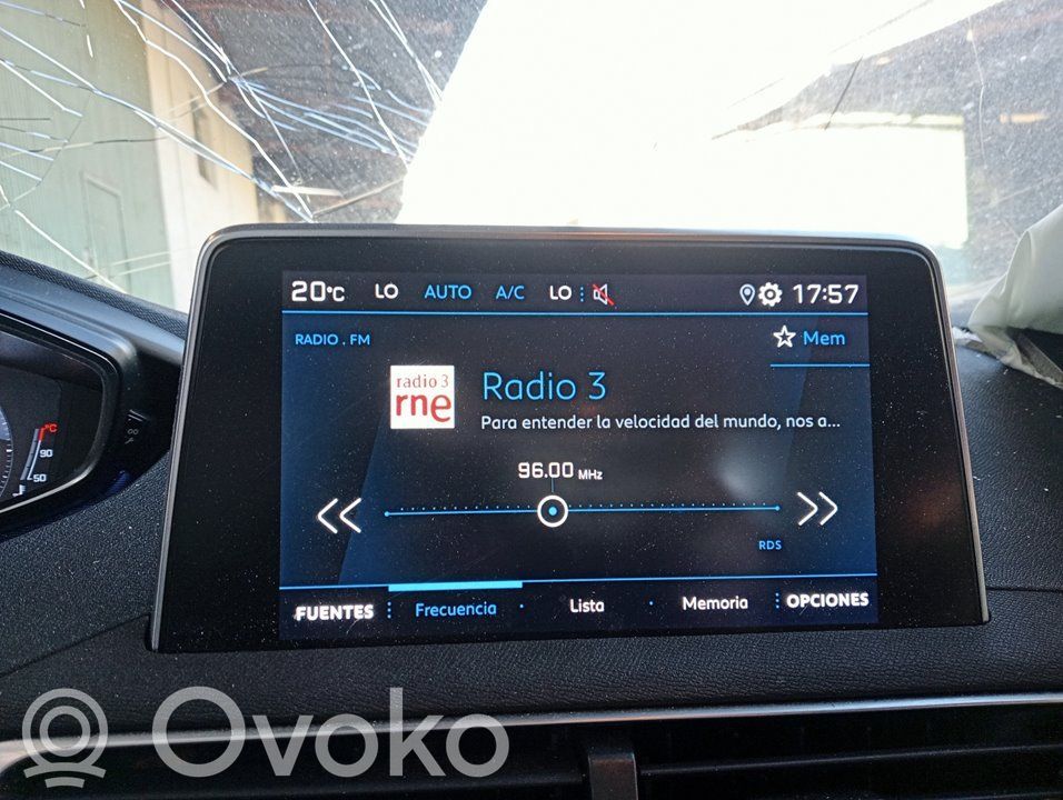 Peugeot 3008 II Schermo del visore a sovrimpressione 
