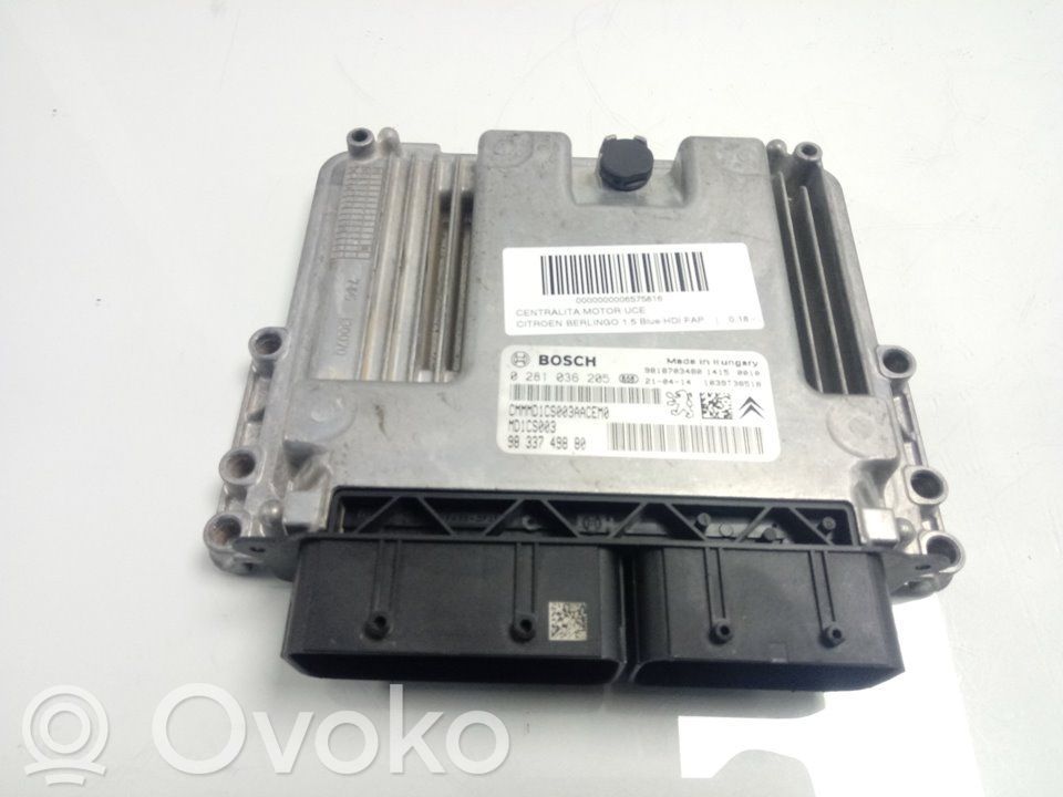 Citroen Berlingo Engine control unit/module 
