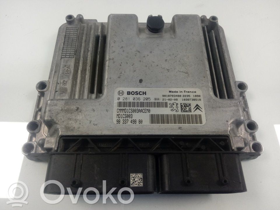 Peugeot Partner III Engine control unit/module 
