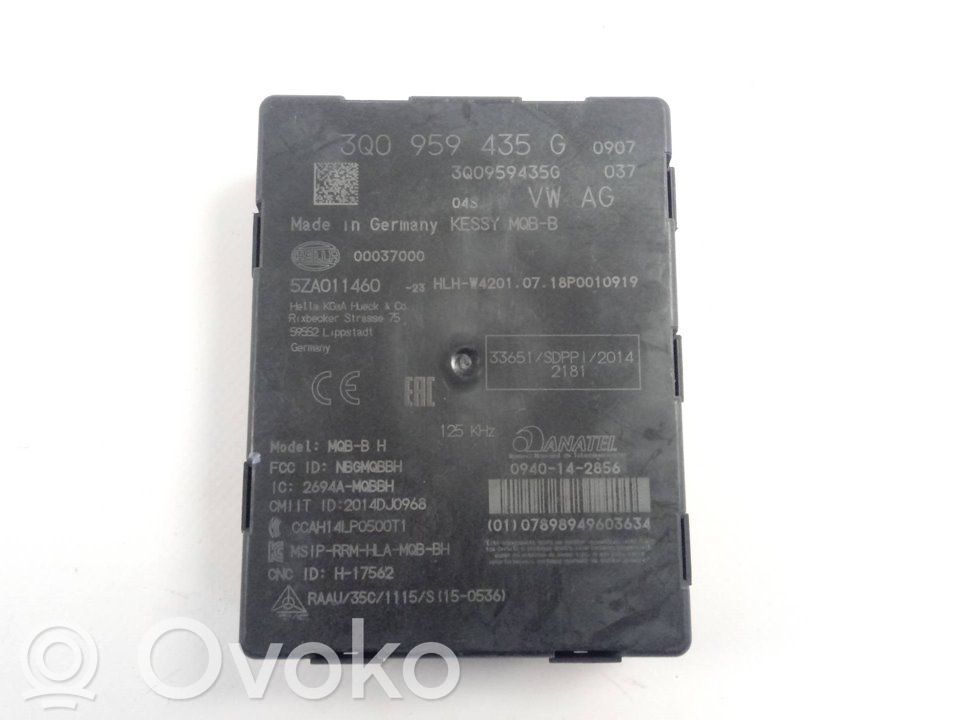 Autres unités de commande / modules   3Q0959435G