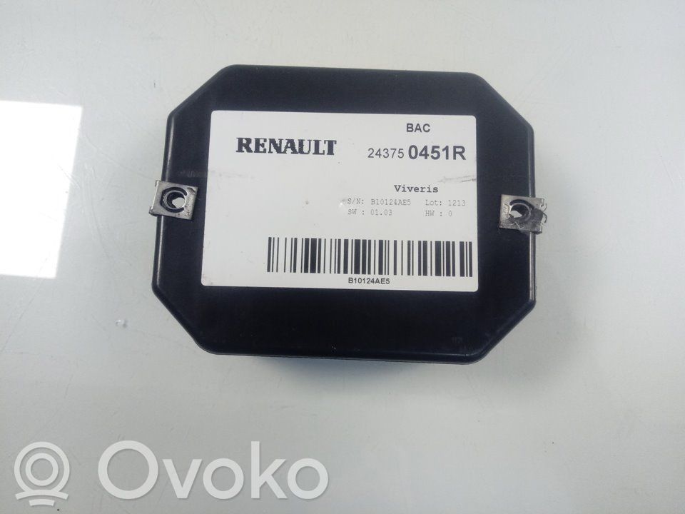 Renault Zoe Other control units/modules 