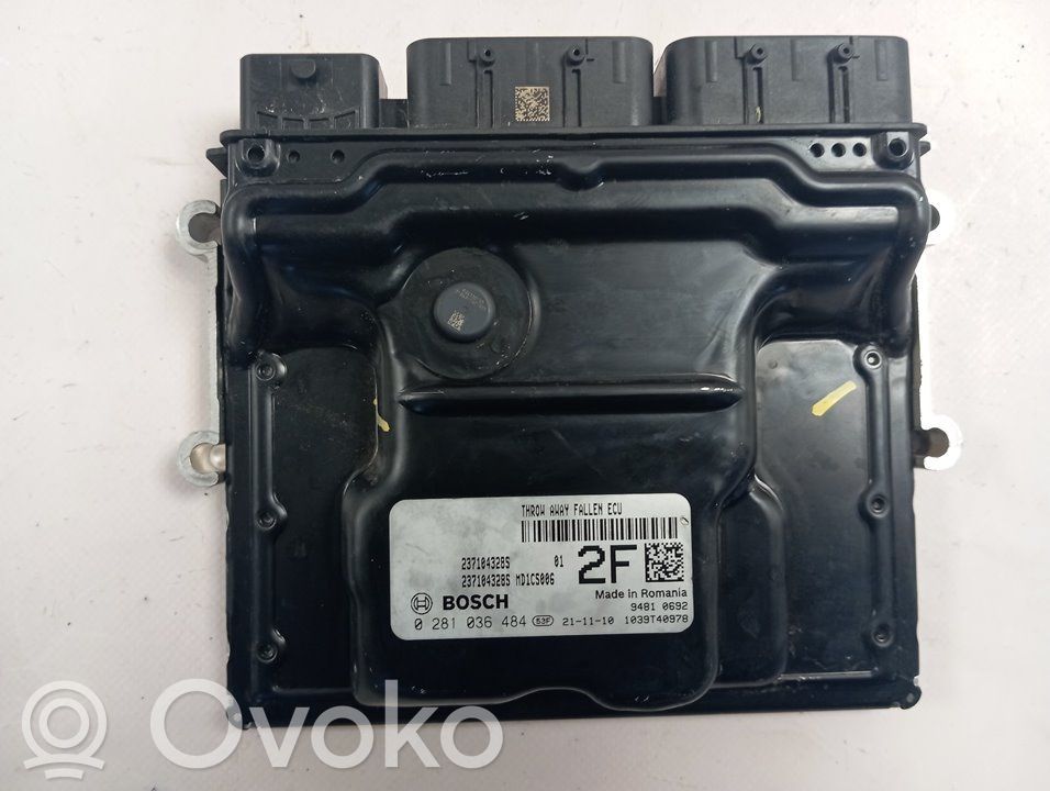 Engine control unit/module   0281036484