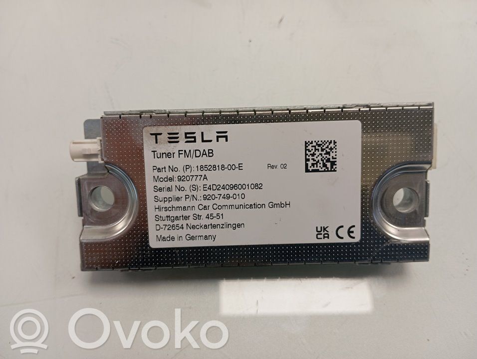 Tesla Model S Other control units/modules 