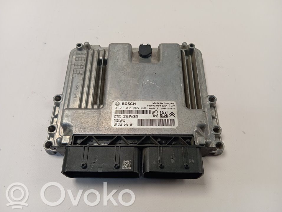 Citroen C3 Engine control unit/module 