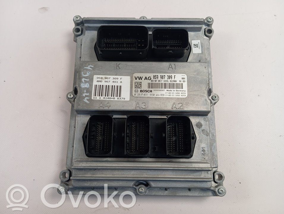 Unidad de control/módulo del motor   059907309F