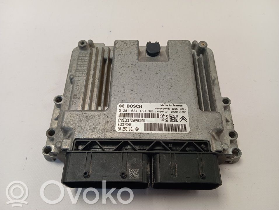 Peugeot Expert Unitate/modul de control motor 