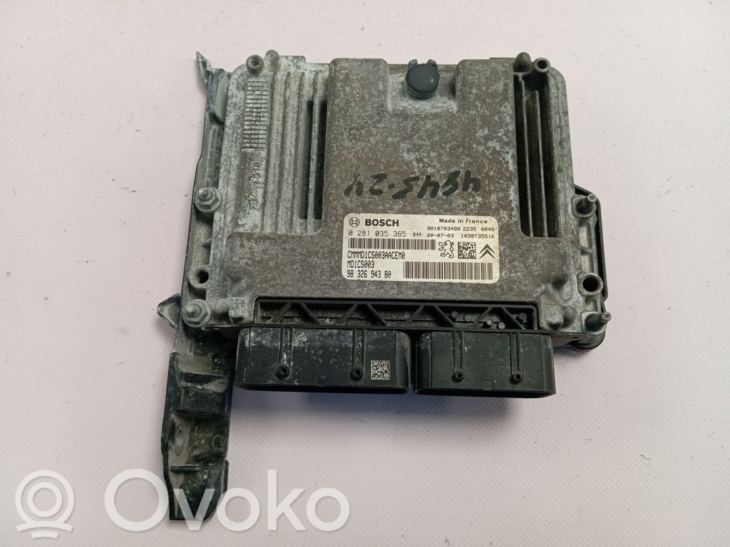 Citroen Berlingo Engine control unit/module 