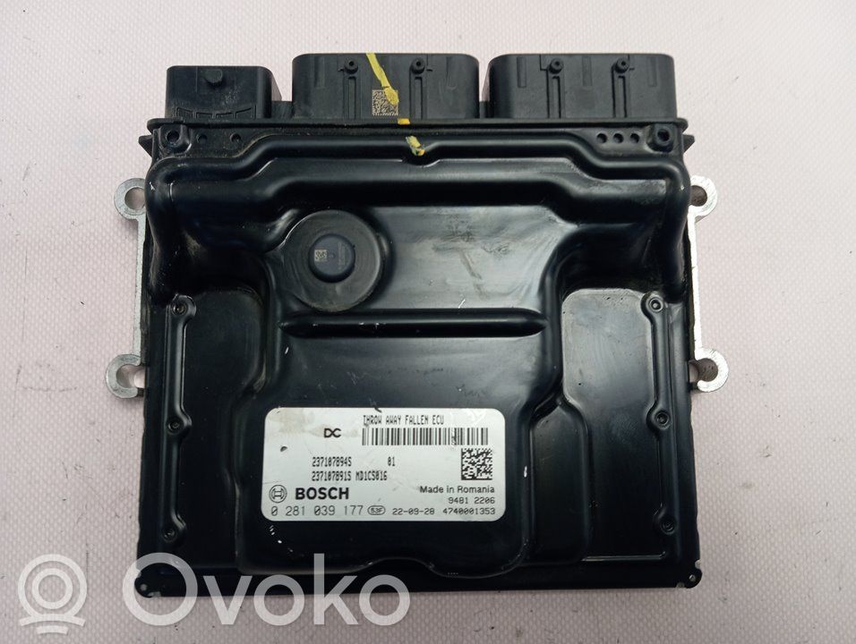Moottorin ohjainlaite/moduuli   0281039177