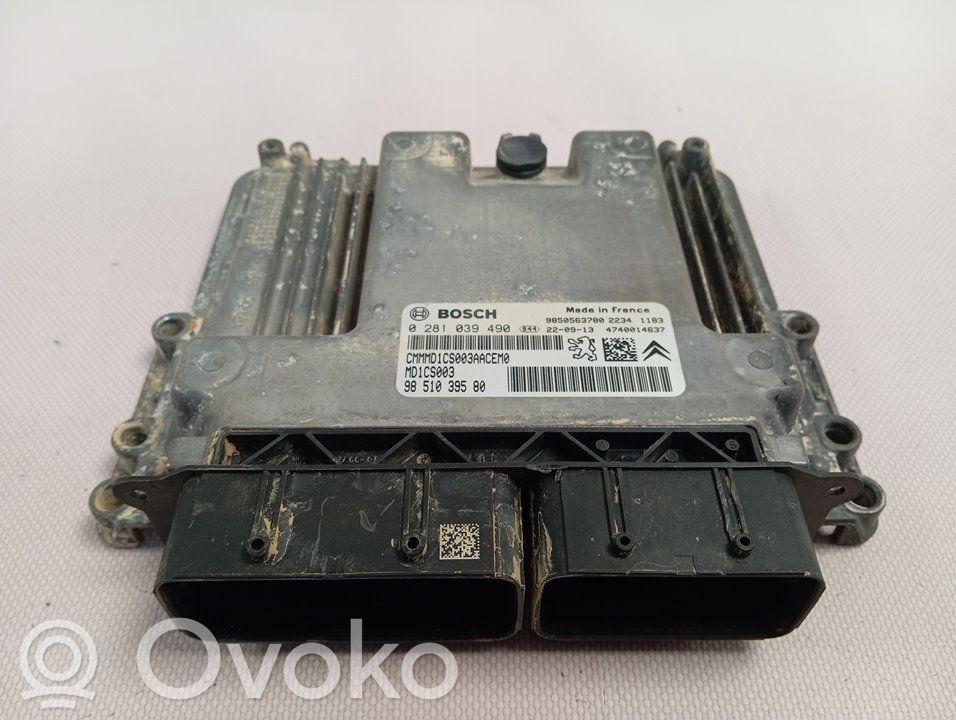 Engine control unit/module   9851039580,0281039490