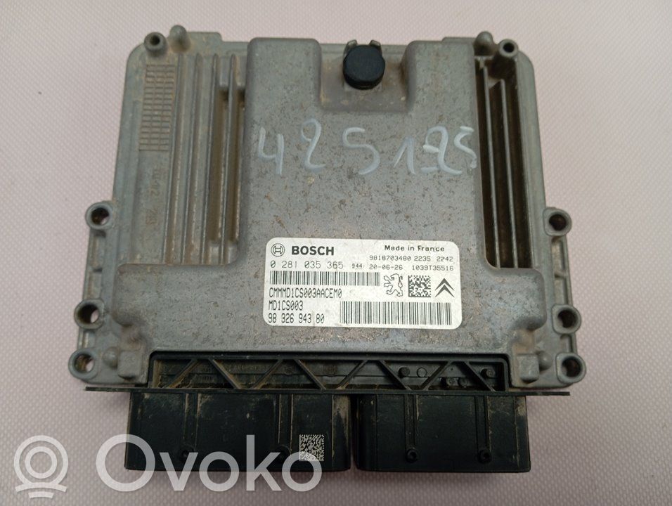 Citroen Berlingo Variklio valdymo blokas 