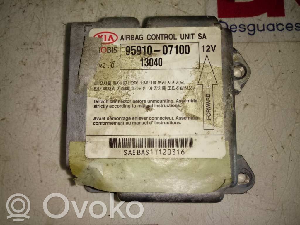 KIA Picanto Airbag control unit/module 