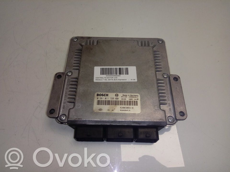 Renault Vel Satis Unidad de control/módulo del motor 