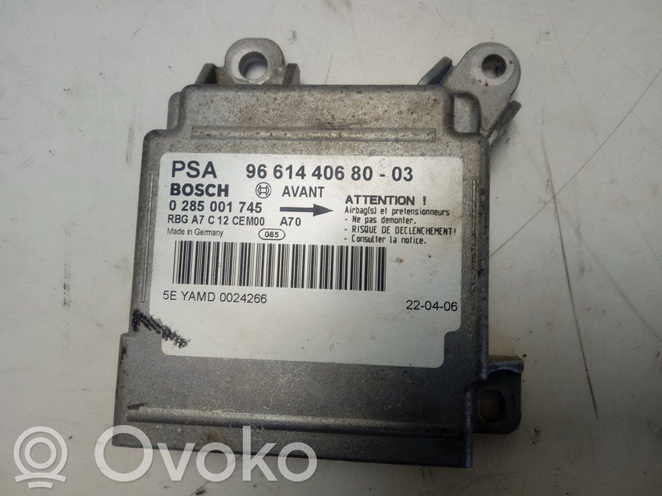 Peugeot 207 Sterownik / Moduł Airbag 