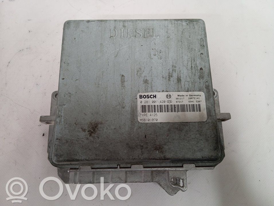 Engine control unit/module   0281001420