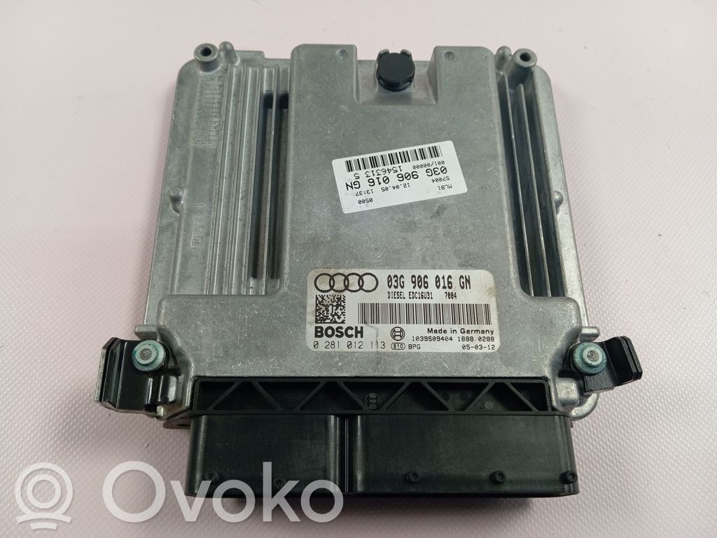 Unidad de control/módulo del motor   03G906016GN