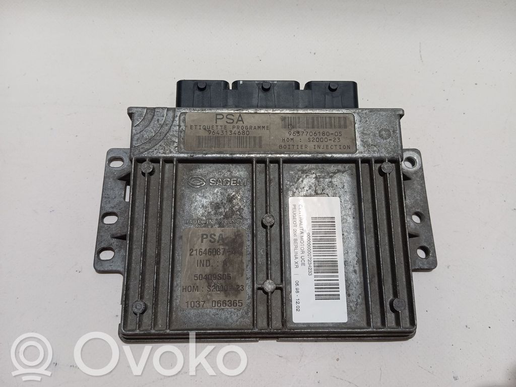 Peugeot 206 Unitate/modul de control motor 