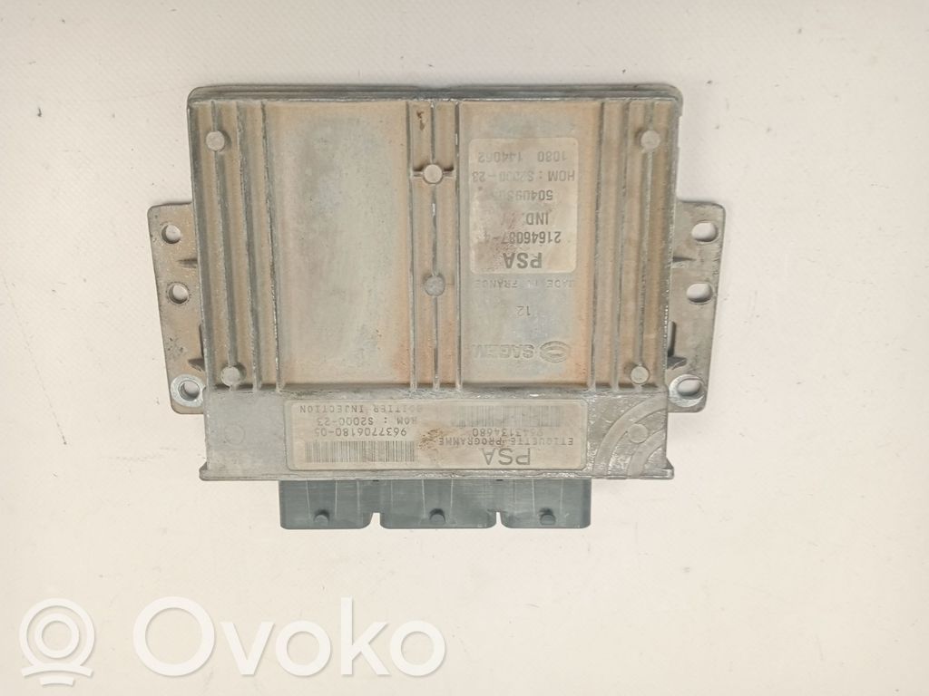 Engine control unit/module   9637706180