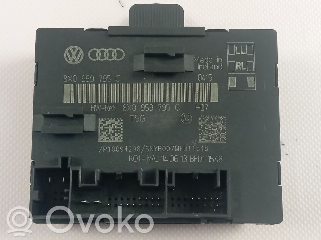 Other control units/modules   8X0959795C