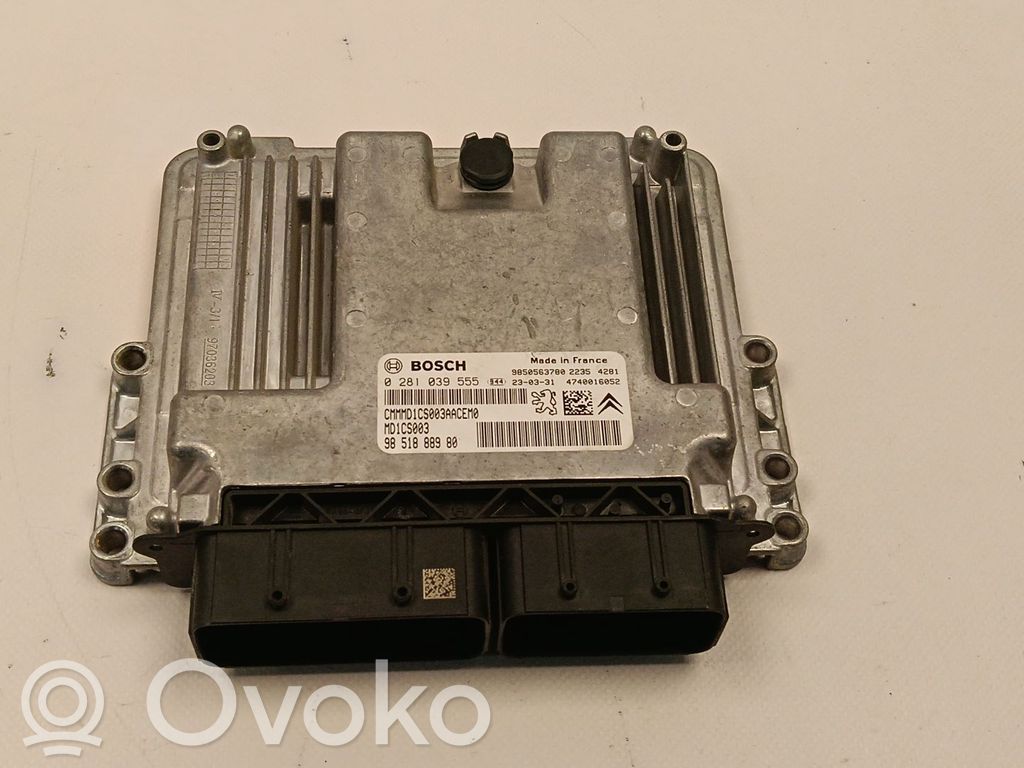 Engine control unit/module   9851888980,SU001B8141