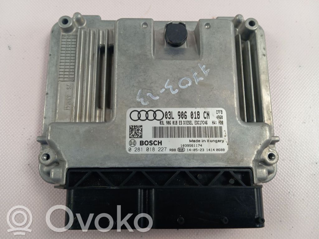 Engine control unit/module   03L906018CN,0281018227