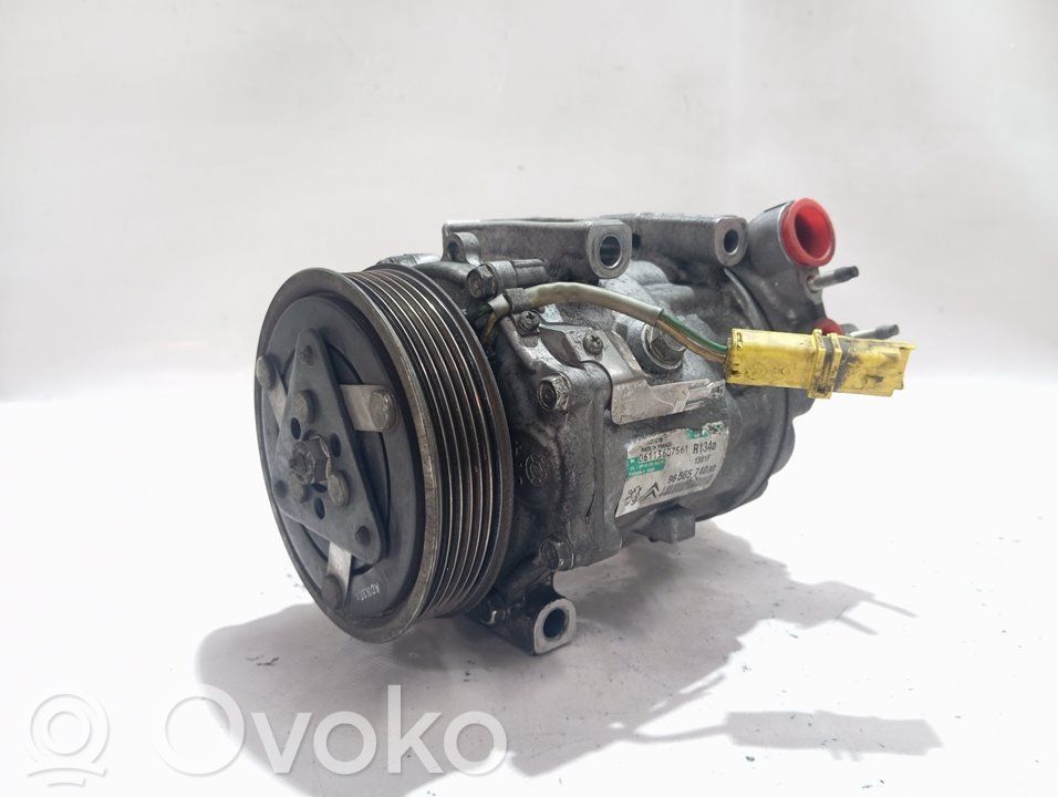 Peugeot 407 Air conditioning (A/C) compressor (pump) 