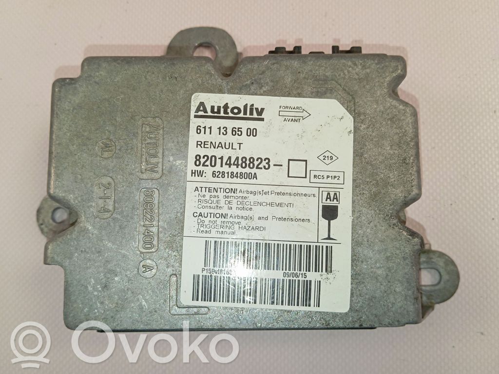 Airbag control unit/module   8201448823,611136500