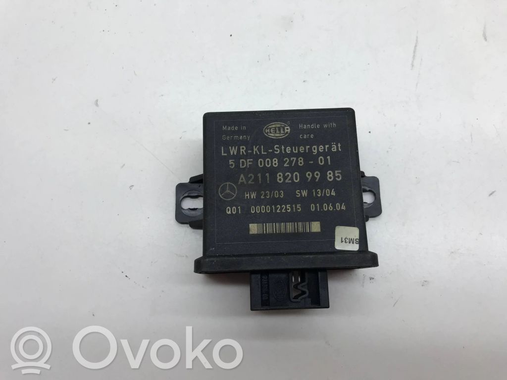 Module d'éclairage LCM   A2118209985,5DF00827801