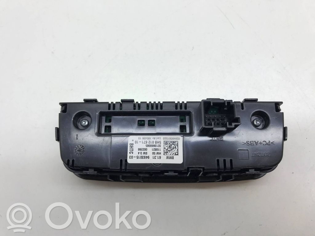 Climate control unit   9493015,3213660065,65949301503,5HB01267110
