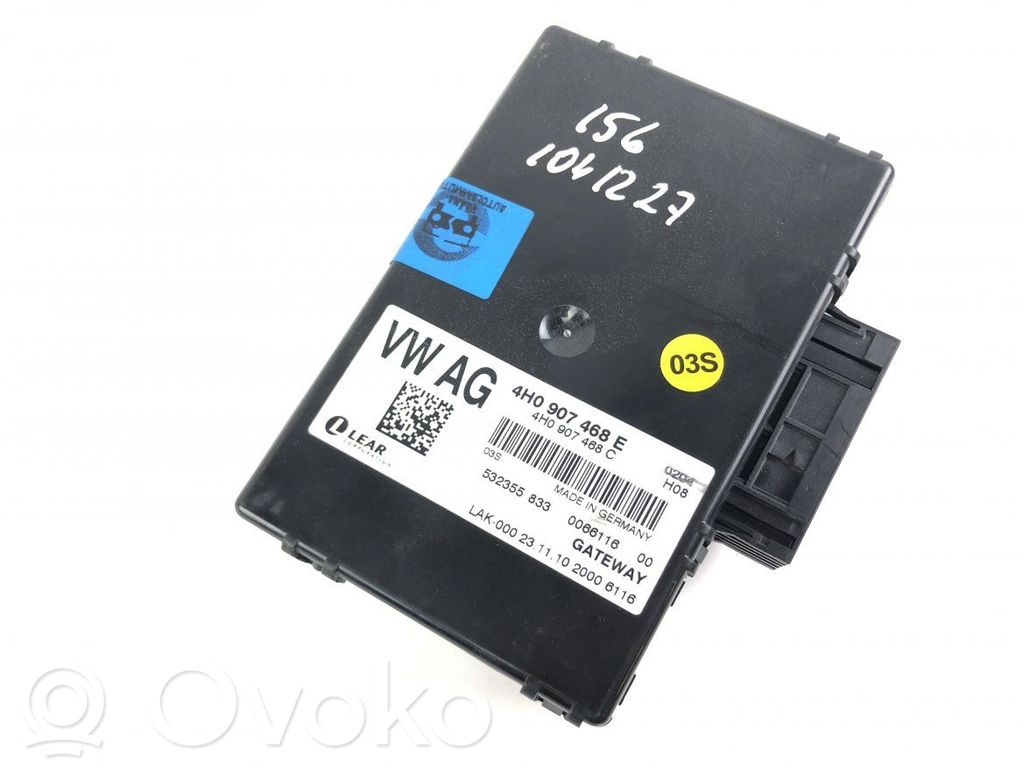 Módulo de control Gateway   532355,4H0907468AH,4H0907468AB,4H0907463C,4H0907463F,4H0907468AC,4H0907468AE,4H0907468G