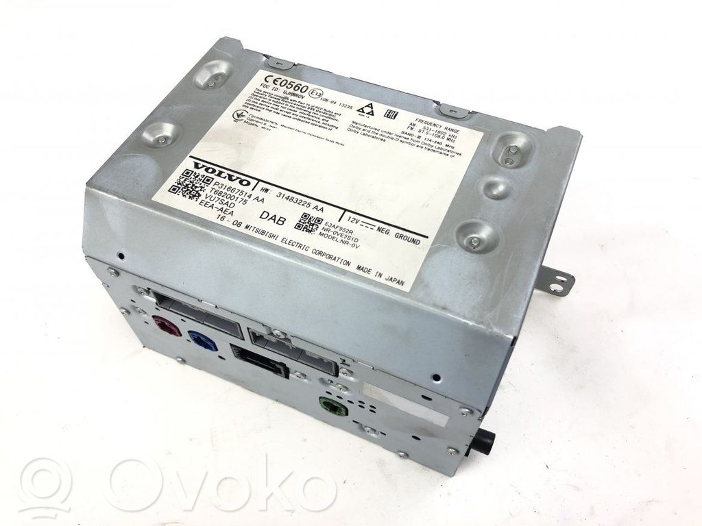 Volvo S90, V90 Panel / Radioodtwarzacz CD/DVD/GPS 
