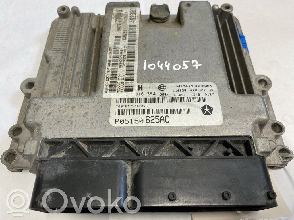Engine control unit/module   0281018384,5150625AC,5150625AA,0281017461,05150625AA,05150625AB,05150625AC,5150625AB,68079778AG,P05150625AB,P05150625AC