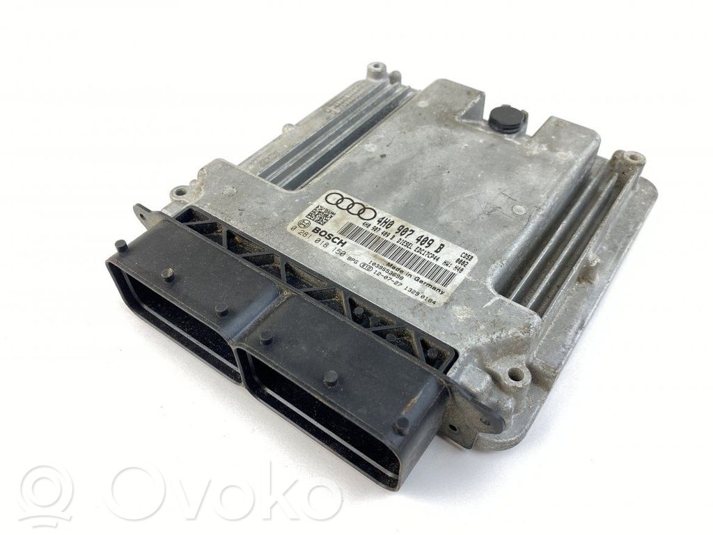 Engine control unit/module   0281018150,4H0997409A,4H0997409A4H0,4H0907409B,4H0907409B4H0