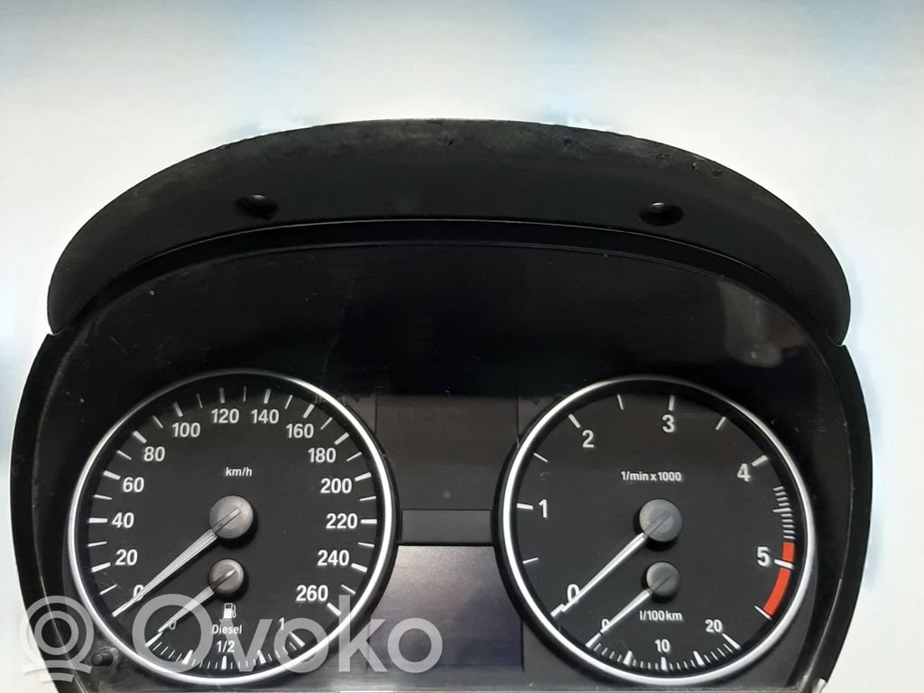 BMW 3 E90 E91 Speedometer (instrument cluster) 