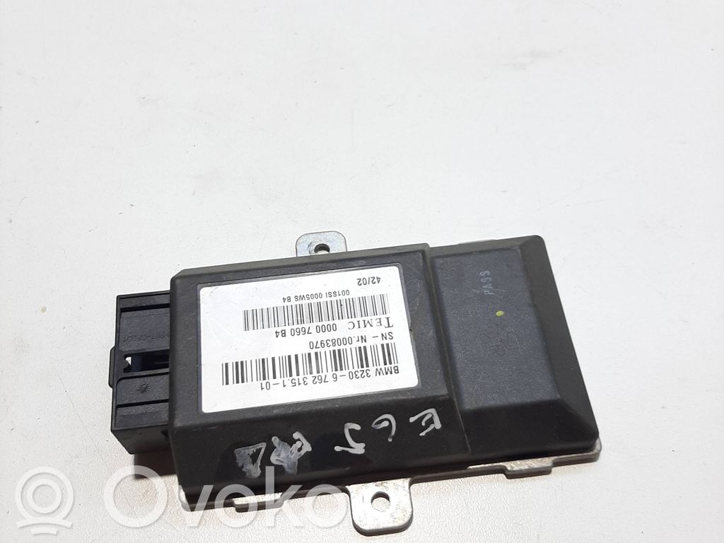 BMW 7 E65 E66 Steering rack control module 