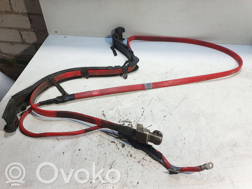 BMW 5 E60 E61 Pliusinis laidas (akumuliatoriaus) 