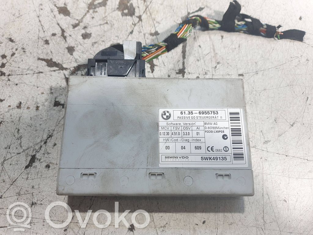 Keyless (KESSY) go control unit/module   6955753,5WK49135