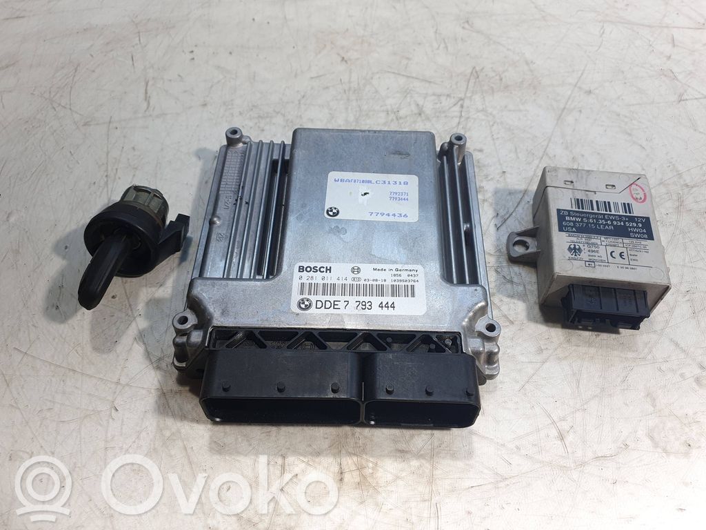 Engine ECU kit and lock set   7793444,7794436,0281011414