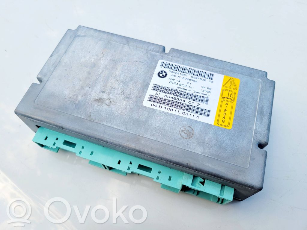 BMW 5 E60 E61 Module de contrôle airbag 