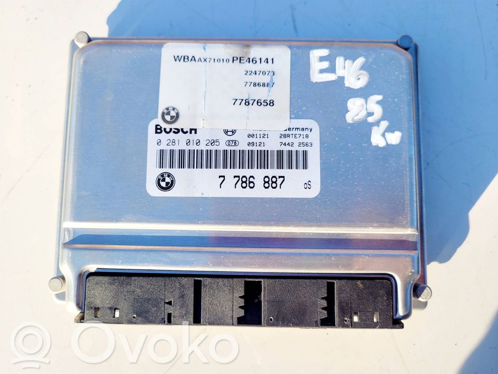 BMW 3 E46 Motorsteuergerät/-modul 