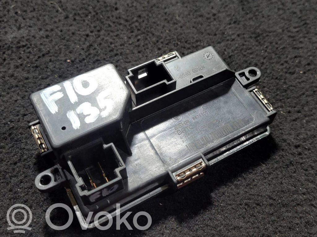 BMW 5 F10 F11 Rezystor / Opornik dmuchawy nawiewu 